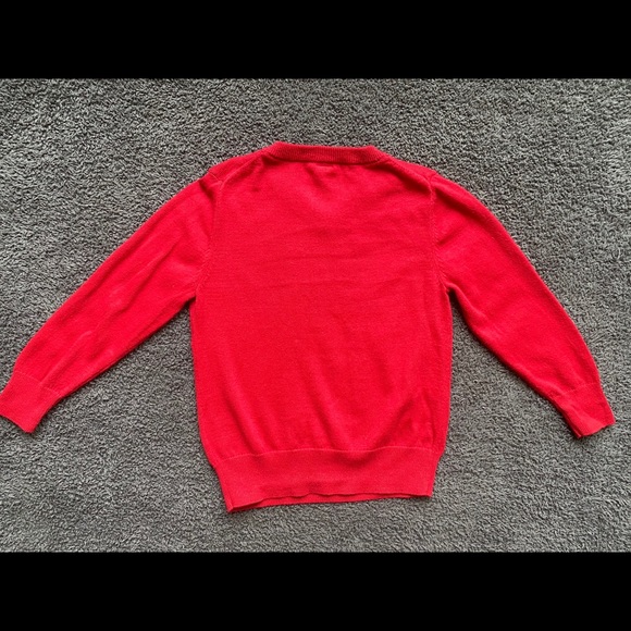 Boys Gap 3t Red Knit Sweater Soft and Comfy - Picture 3 of 3